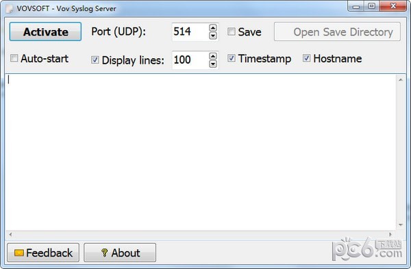 Vov  Syslog  Server(系统日志读取存储软件)