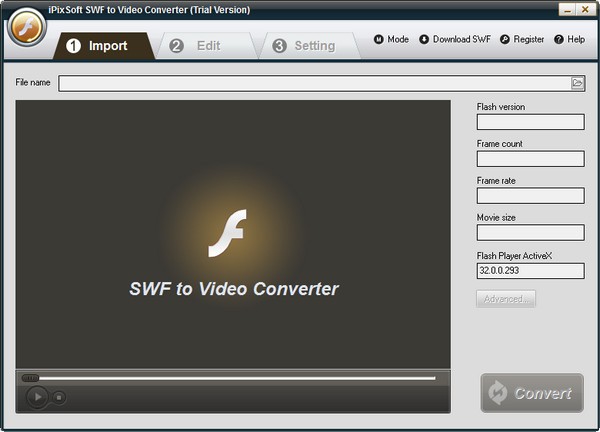iPixSoft  SWF  to  Video  Converter(视频转换软件)