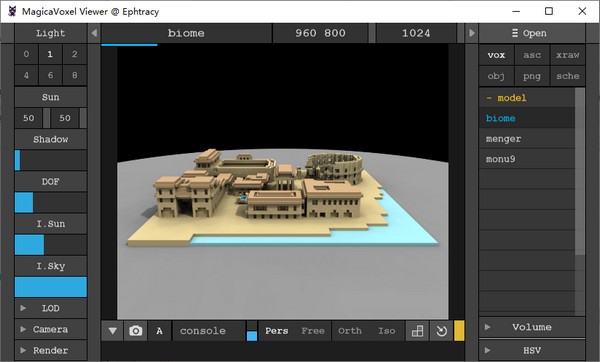 MagicaVoxel  Viewer(追踪渲染器预览工具)