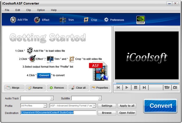 iCoolsoft  ASF  Converter(ASF格式转换器)