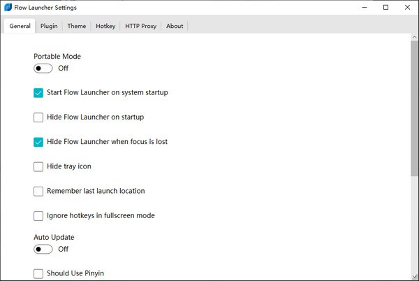 Flow  Launcher(快速启动器)