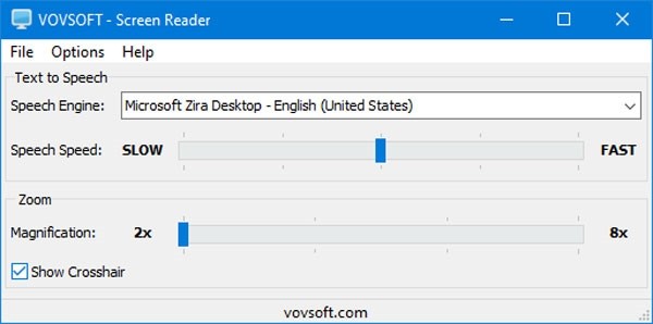 VovSoft  Screen  Reader(文本语音工具)