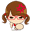hong女孩表情包