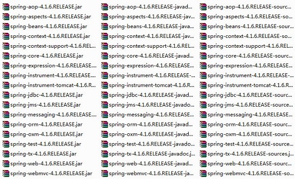 Spring4.1.6官方jar包