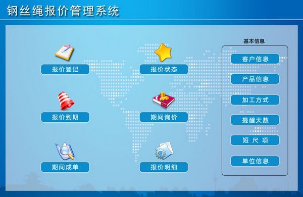 钢丝绳报价管理系统
