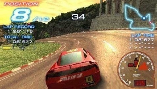 山脊赛车2psp